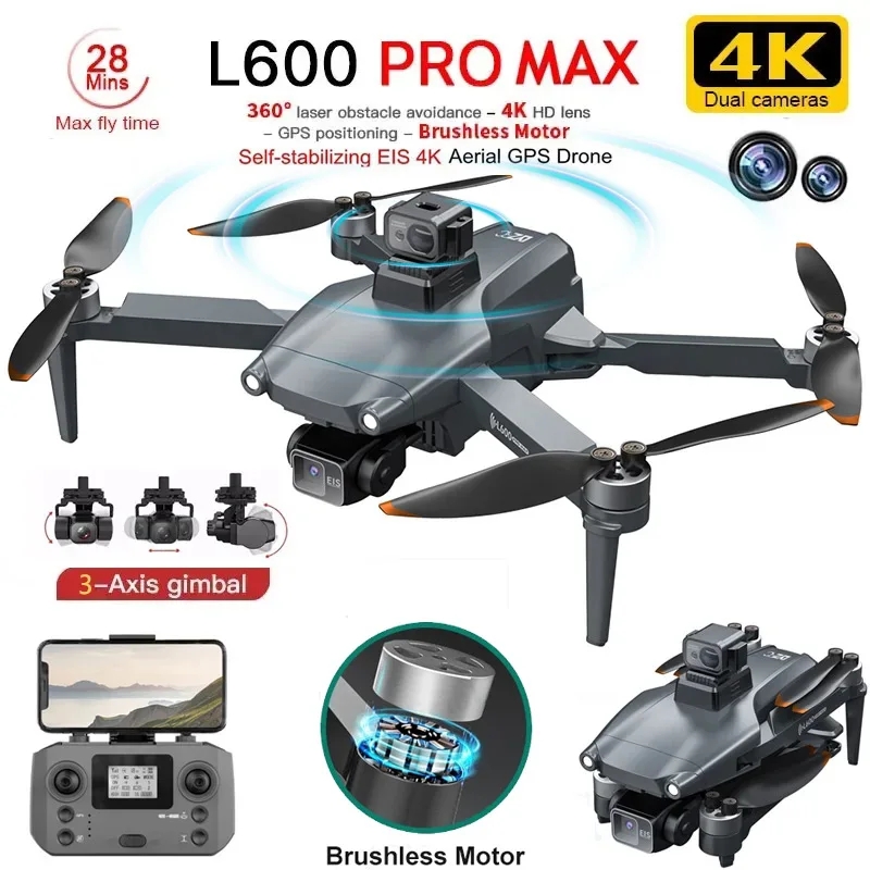 L600 PRO MAX GPS Drone Profess - Drone Kit Professional 评论和价格